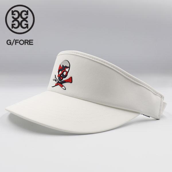 G FORE ゴルフ バイザー フェザーウェイトテック スカル＆ティーズ / ジーフォア G4AS2...