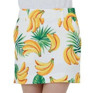 ラウドマウス レディース ゴルフウェア 762351 スカート 派手柄 バナナ カラー：310 (Bananas-White) 2022SS （ゆうパケット発送）｜alphagolf