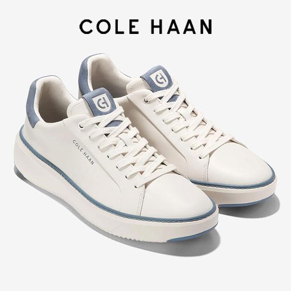 COLE HAAN コールハーン レザー シューズ グランドプロ トップスピン スニーカー C416...