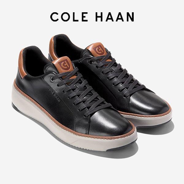COLE HAAN コールハーン レザー シューズ グランドプロ トップスピン スニーカー C418...