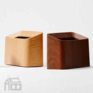 ideaco Tubelor Cotton Trash WOOD調 イデアコ チューブラー コットントラッシュ ウッドパターン 木目調 ごみ箱/インテリア/ダストボックス/サニタリー