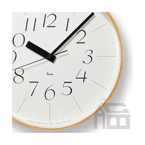 Lemnos　Riki　Clock レムノス リキ クロック RC　WR08-26 WH 電波時計 [掛け時計/かけ時計]｜alphamarket