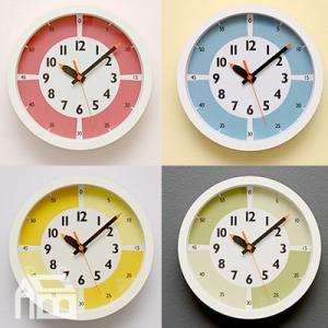 Lemnos fun pun clock with color! レムノス フンプンクロック カラー YD15-01  [掛時計/掛け時計/かけ時計/壁掛け/北欧/おしゃれ/デザイン時計/インテリア時計]