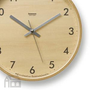 Lemnos Plywood clock LC04-05S   掛時計/壁掛け時計/かけ時計/北欧/...