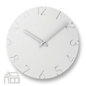 Lemnos CARVED NTL10-19   掛時計/壁掛け時計/かけ時計/北欧/ウォールクロッ...