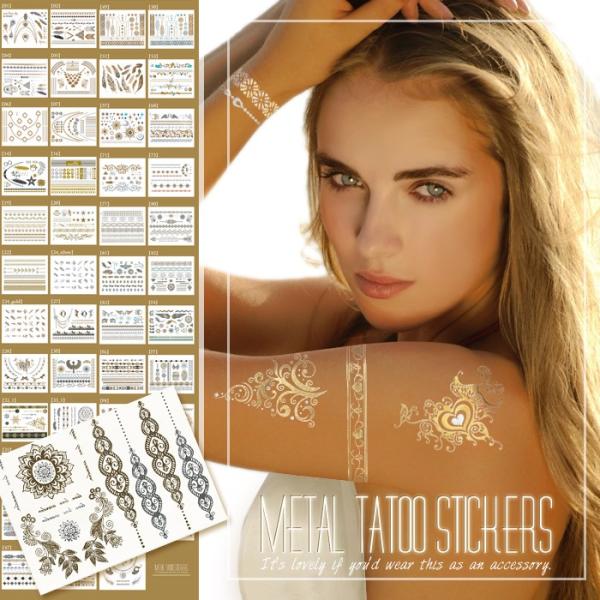 タトゥーシール 【送料全国無料】で当日発送・ポストへお届けします。海外セレブに大人気のフラッシュタト...
