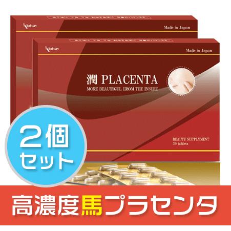 プラセンタ ２箱セット（24%OFF)  馬プラセンタ サプリ サプリメント プラセンタを1粒に50...