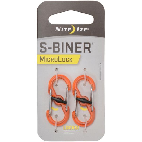 NITEIZE(ナイトアイズ) エスビナーマイクロロックプラスチック２Ｐ