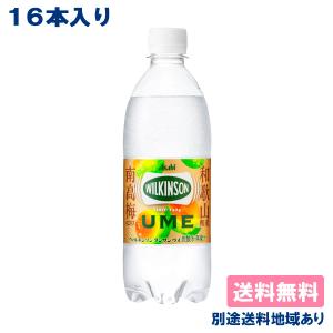 16本 アサヒ ウィルキンソン 炭酸 ウメ 500ml x 16本 送料無料 別途送料地域あり｜als-inc