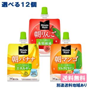 Minute Maid コカ・コーラ ミニッツメイド 朝りんご ゼリー飲料 パウチ
