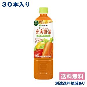 充実野菜 伊藤園 緑黄色野菜ミックス 740g ペットボトル 30本 (15本入