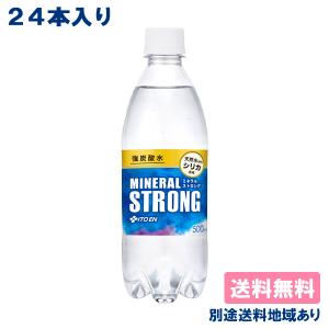 伊藤園（ITO EN） 強炭酸水 ミネラルSTRONG 500ml x 24本 x 2ケース