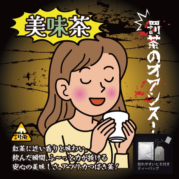 【罰茶シリーズ】美味茶 1.3ｇ×4包 ティーバッグ 個包装