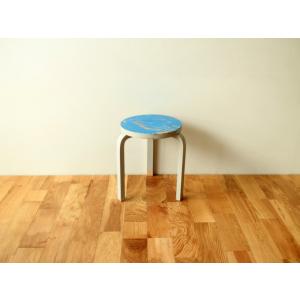 Artek Stool60 repaint ca1950s / aalto アルテック vintage｜also