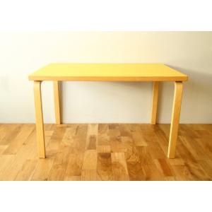 Artek Table 81B Yellow 80s/ Alvar aalto｜also