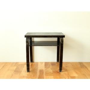 Artek Side Table Repainted Black 30-40s｜also