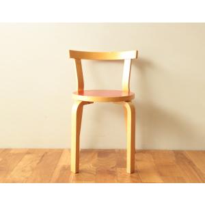 Artek Chair68 Red lino 60-70s-d｜also