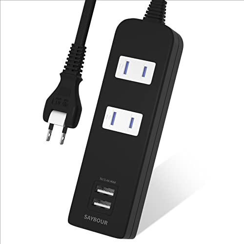 USBコンセント 延長コード 急速充電 電源タップ おしゃれ PSE認証済 AC 2個口 USB 2...