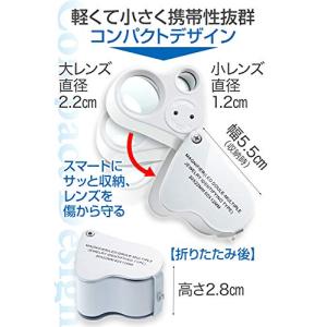 Phoenix 携帯ルーペ 30倍&60倍 2...の詳細画像4