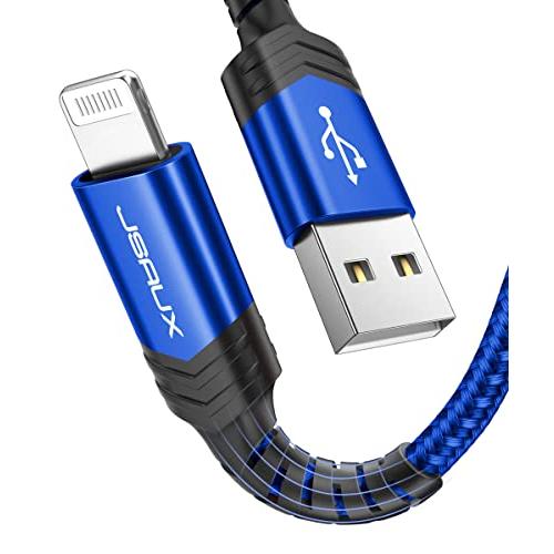 JSAUX USB-A to Lightning Cable (1.8m, ブルー)
