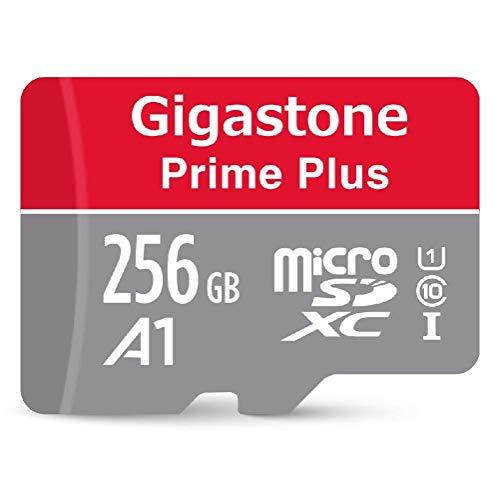 Gigastone Micro SD Card 256GB マイクロSDカード フルHD UHS-I...