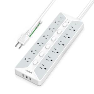 電源タップ スイッチ付き 延長コード 2m us...の商品画像
