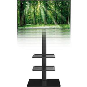 普遍的なTVの台紙が付いている100度の回転の高さの調節可能なそして19から42インチLCDのための傾き機能、LED OLED TVが付いている普遍的なTVの立場 HT3001B｜alt-mart
