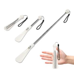 Fanwer 靴べら 靴ベラ 携帯 靴ベラ 靴ベラ ロング 靴べら 携帯 メンズ くつべら 伸縮 靴べら 18-84cm 男性、女性、子供、高齢者用