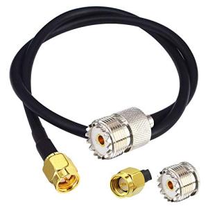 leeyovk M型 ケーブル 変換コネクタ MJ-SMAP コネクター