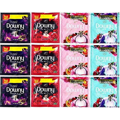 Downy アジアンダウニー 柔軟剤 お試しセット 小分けサイズ アソート 4種類 12袋入り パル...