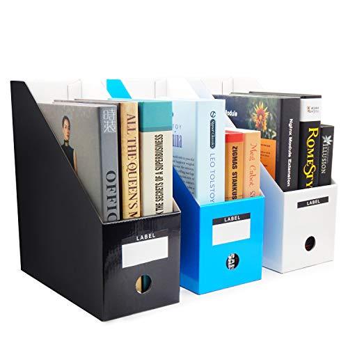 TOSSOW ファイルボックス a4紙 3個組 小物入れ ホーム オフィス用品 収納ボックス 3色 ...