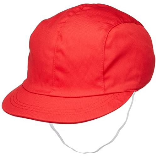 [キャッチ] UVカット 女児用 赤白帽子 903042 レッド