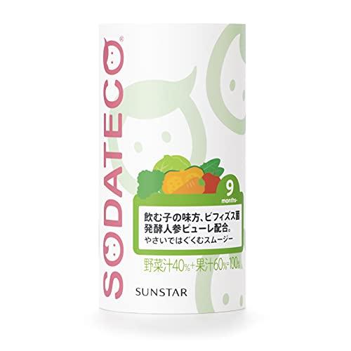 SODATECO(ソダテコ) やさいではぐくむスムージー125g*30本 サンスター 野菜ジュース ...