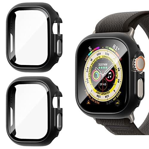 colaxuyi  2枚セット  Apple Watch Ultra 用 ケース 49mm 一体型 ...