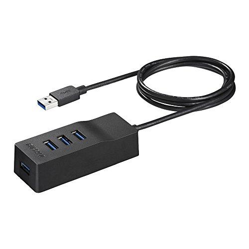 バッファロー BUFFALO USB3.0 セルフパワー 4ポートハブ ブラック 外付けHDDに最適...