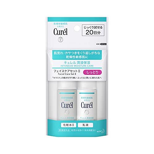 20日間トライアルセット キュレル フェイスケア しっとり(化粧水30ml*乳液30ml)