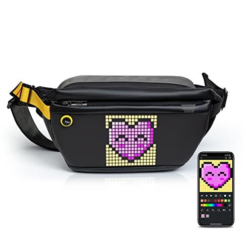 [Divoom] Pixoo Sling Bag ピクセルアート ボディバッグ ショルダーバッグ 斜...