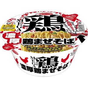 エースコック MEGA 鶏 濃厚鶏まぜそば 130g×12個×1箱