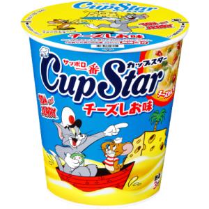 サンヨー食品 カップスター チーズしお味 64g×12個×1箱 トム＆ジェリー限定パッケージ