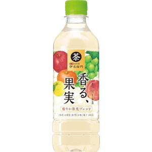 「24本」  伊右衛門 香る、果実  525ml PET×24本×1箱 サントリー 軽やか果実ブレンド