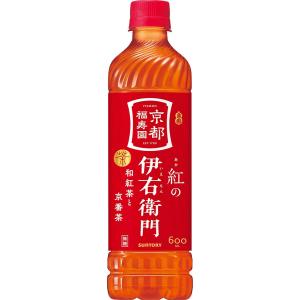 【セール】「24本」紅の伊右衛門 600ml×24本×1箱　サントリー