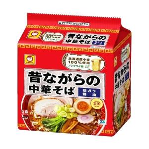 「30食」マルちゃん　昔ながらの中華そば　5食パック×6個×1箱　鶏ガラ醤油　ノンフライ麺