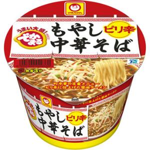 【超セール】「12個」 でかまる もやし中華そば ピリ辛 158g×12個×1箱 東洋水産 カップ麺...