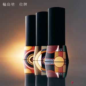 位牌 敬 輪島塗蒔絵師 木谷陽子 菊 漆 ホオ W47 D48 H197 輪島塗