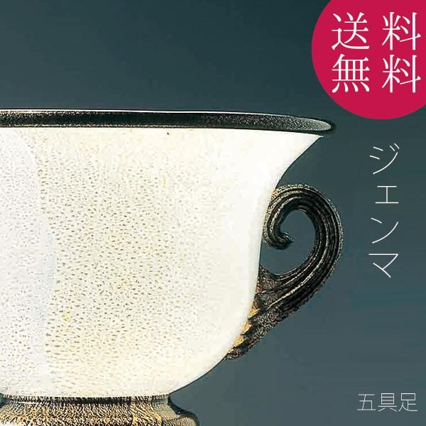 仏具 五具足 ジェンマ ヴェネツィアンガラス 金箔 銀箔 花立 香炉 火立 仏飯器 茶湯器 イタリア...