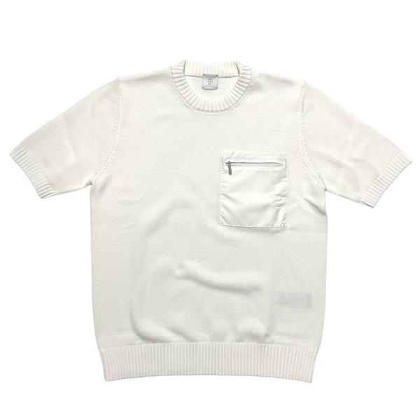 eleventy イレブンティ メンズ Ｔシャツ / ロロピアーナ ストームシステム 胸ポケット ク...