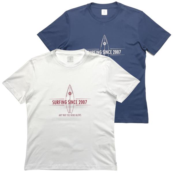 eleventy イレブンティ メンズ Ｔシャツ / SURFING SINCE 2007 プリント...