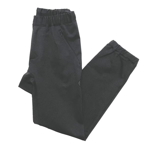 LARDINI ラルディーニ EASY WEAR イージーウエア トラックスーツ リブパンツ ブラッ...