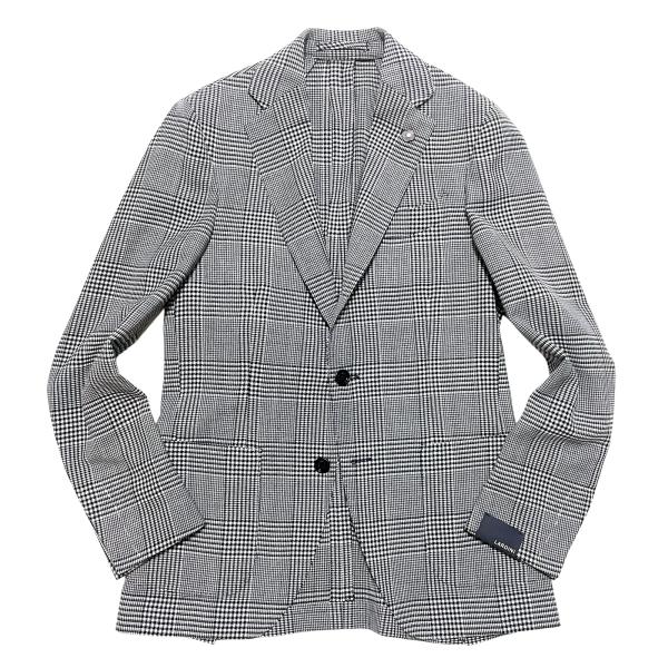 LARDINI ラルディーニ ジャケット メンズ / MOWEAR ノッチドラペル グレンチェック ...