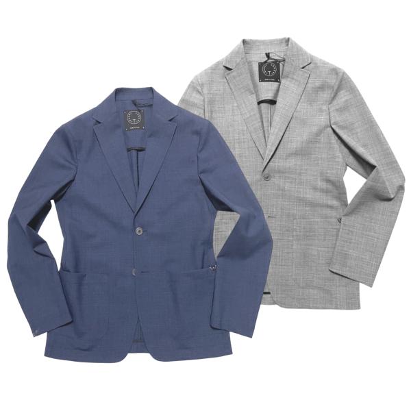 T-JACKET ティージャケット ウォッシャブルウール ストレッチ グレンチェック セットアップ ...